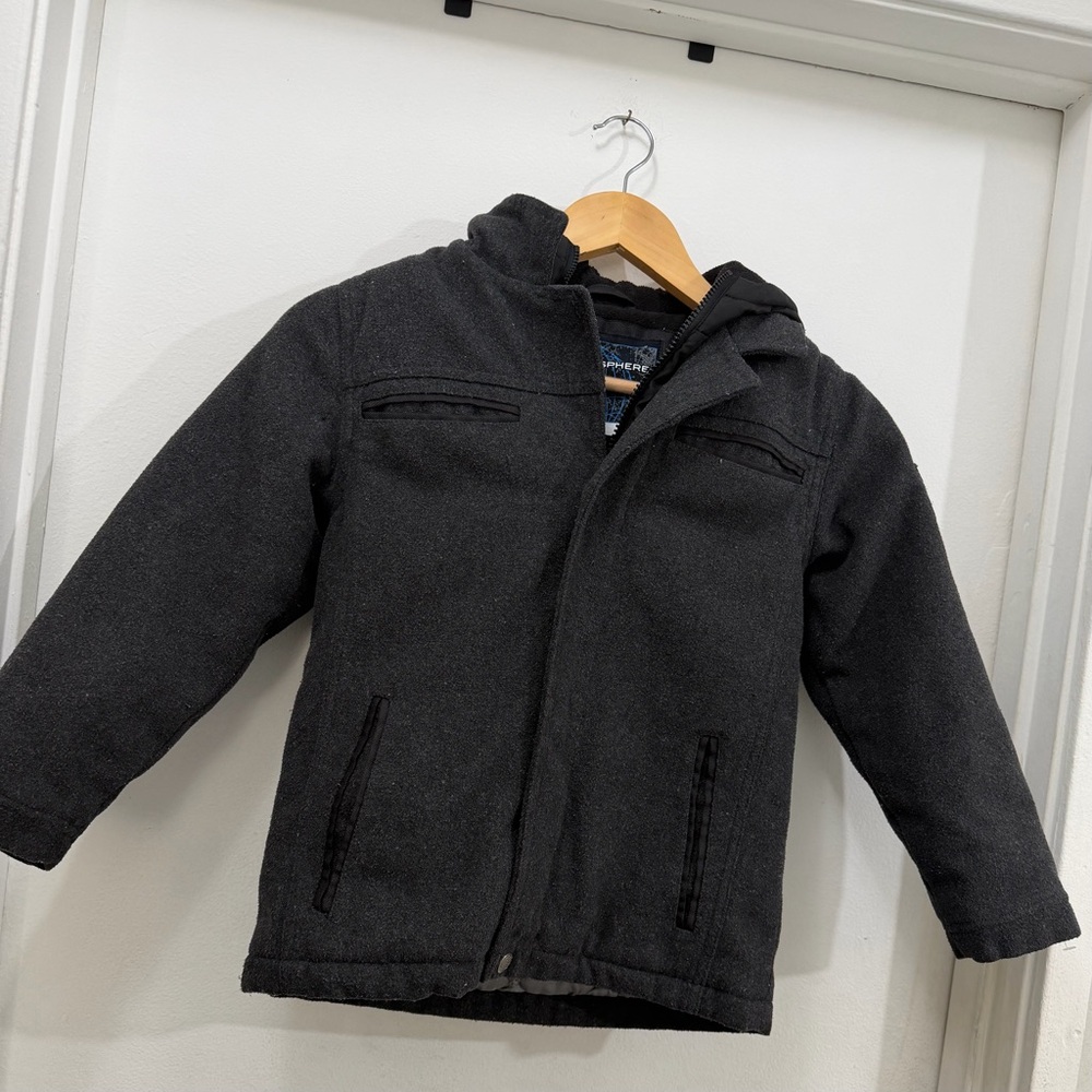 Cozy Black Kids Puffer Jacket